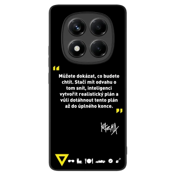 Picasee ULTIMATE CASE pro Xiaomi Redmi Note 14 Pro 4G - Kazma - MŮŽETE DOKÁZAT, CO BUDETE CHTÍT