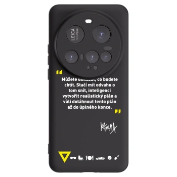 Picasee silikonový černý obal pro Xiaomi 15 Ultra - Kazma - MŮŽETE DOKÁZAT, CO BUDETE CHTÍT
