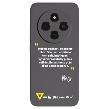 Picasee silikonový černý obal pro Xiaomi Poco C75 - Kazma - MŮŽETE DOKÁZAT, CO BUDETE CHTÍT