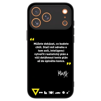 Picasee ULTIMATE CASE MagSafe pro Apple iPhone 17 Pro Max - Kazma - MŮŽETE DOKÁZAT, CO BUDETE CHTÍT