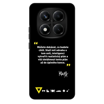 Obal pro Xiaomi Redmi Note 14 Pro+ 5G - Kazma - MŮŽETE DOKÁZAT, CO BUDETE CHTÍT