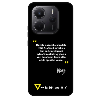 Obal pro Xiaomi Redmi Note 14 5G - Kazma - MŮŽETE DOKÁZAT, CO BUDETE CHTÍT