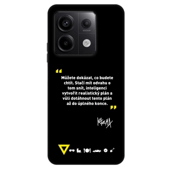 Obal pro Xiaomi Redmi Note 13 Pro 5G - Kazma - MŮŽETE DOKÁZAT, CO BUDETE CHTÍT