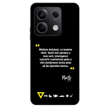 Obal pro Xiaomi Redmi Note 13 5G - Kazma - MŮŽETE DOKÁZAT, CO BUDETE CHTÍT