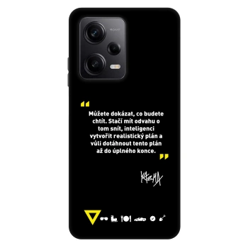 Obal pro Xiaomi Redmi Note 12 Pro 5G - Kazma - MŮŽETE DOKÁZAT, CO BUDETE CHTÍT