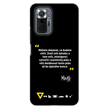 Obal pro Xiaomi Redmi Note 10 Pro - Kazma - MŮŽETE DOKÁZAT, CO BUDETE CHTÍT
