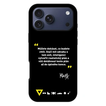 Obal pro Apple iPhone 17 Pro Max - Kazma - MŮŽETE DOKÁZAT, CO BUDETE CHTÍT
