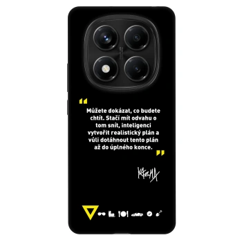 Obal pro Xiaomi Redmi Note 14 Pro 4G - Kazma - MŮŽETE DOKÁZAT, CO BUDETE CHTÍT