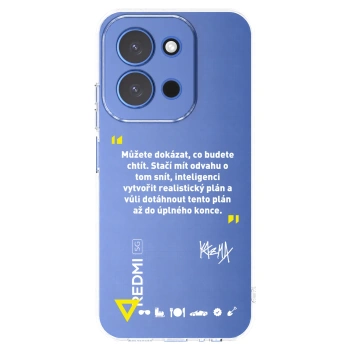 Picasee silikonový průhledný obal pro Xiaomi Redmi 15C 4G - Kazma - MŮŽETE DOKÁZAT, CO BUDETE CHTÍT