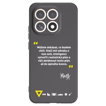 Picasee silikonový černý obal pro Xiaomi 15T - Kazma - MŮŽETE DOKÁZAT, CO BUDETE CHTÍT