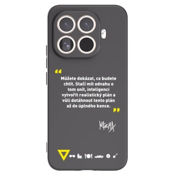 Picasee silikonový černý obal pro Xiaomi 15T Pro - Kazma - MŮŽETE DOKÁZAT, CO BUDETE CHTÍT