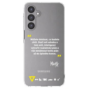 Picasee silikonový průhledný obal pro Samsung Galaxy A16 4G - Kazma - MŮŽETE DOKÁZAT, CO BUDETE CHTÍT