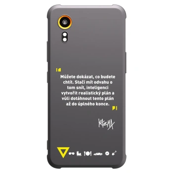 Obal pro Samsung Galaxy Xcover 7 - Kazma - MŮŽETE DOKÁZAT, CO BUDETE CHTÍT