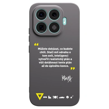 Picasee silikonový černý obal pro Xiaomi 17T - Kazma - MŮŽETE DOKÁZAT, CO BUDETE CHTÍT