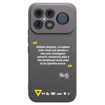 Picasee silikonový černý obal pro Xiaomi Poco F8 Ultra - Kazma - MŮŽETE DOKÁZAT, CO BUDETE CHTÍT