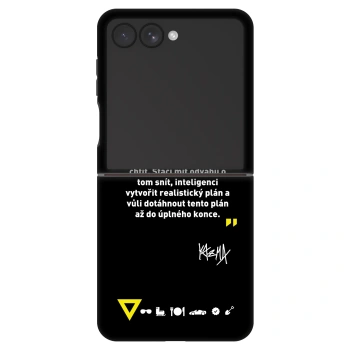 Picasee Fashion Case pro Samsung Galaxy Z Flip7 5G - Kazma - MŮŽETE DOKÁZAT, CO BUDETE CHTÍT