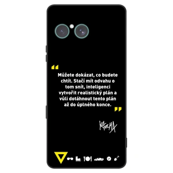 Obal pro Sony Xperia 10 VII - Kazma - MŮŽETE DOKÁZAT, CO BUDETE CHTÍT