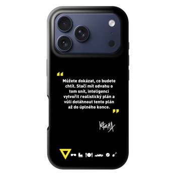 Obal pro Apple iPhone 18 Pro - Kazma - MŮŽETE DOKÁZAT, CO BUDETE CHTÍT