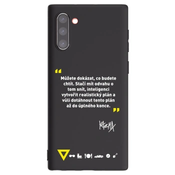 Obal pro Samsung Galaxy Note 10 N970F - Kazma - MŮŽETE DOKÁZAT, CO BUDETE CHTÍT