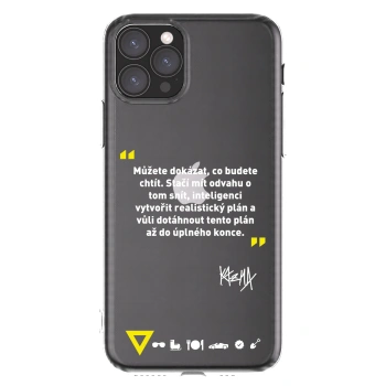 Picasee silikonový průhledný obal pro Apple iPhone 11 Pro - Kazma - MŮŽETE DOKÁZAT, CO BUDETE CHTÍT