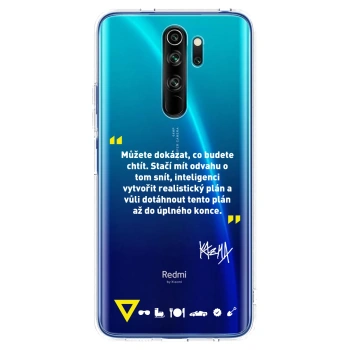 Obal pro Xiaomi Redmi Note 8 Pro - Kazma - MŮŽETE DOKÁZAT, CO BUDETE CHTÍT