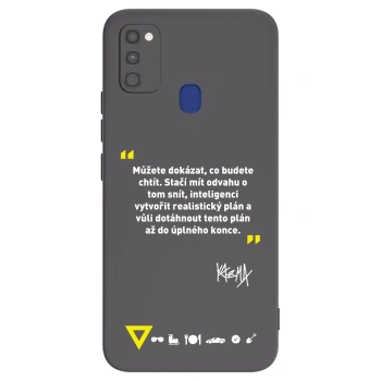 Obal pro Samsung Galaxy M21 M215F - Kazma - MŮŽETE DOKÁZAT, CO BUDETE CHTÍT