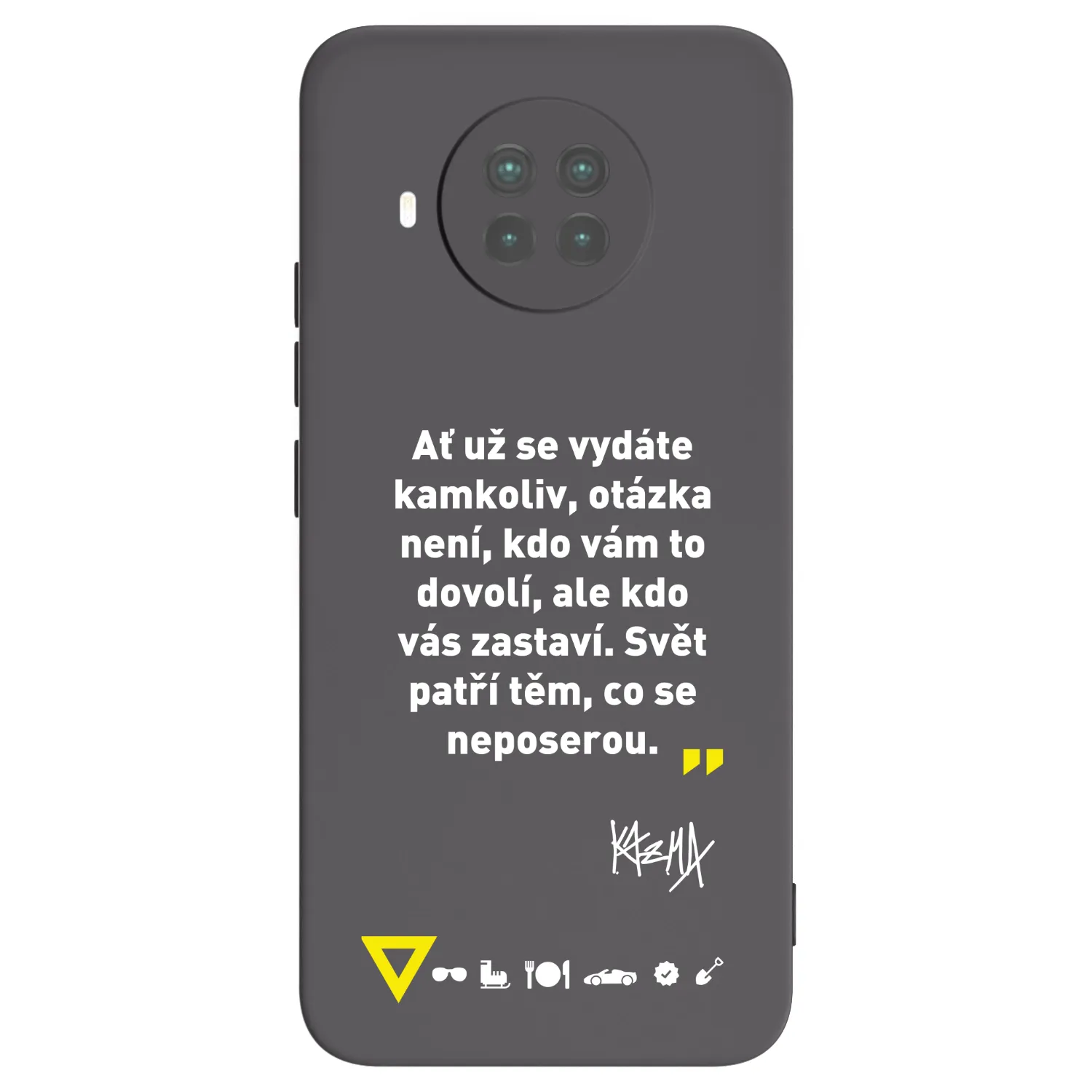 Picasee silikonový černý obal pro Xiaomi Mi 10T Lite - Kazma - SVĚT PATŘÍ TĚM, CO SE NEPOSEROU