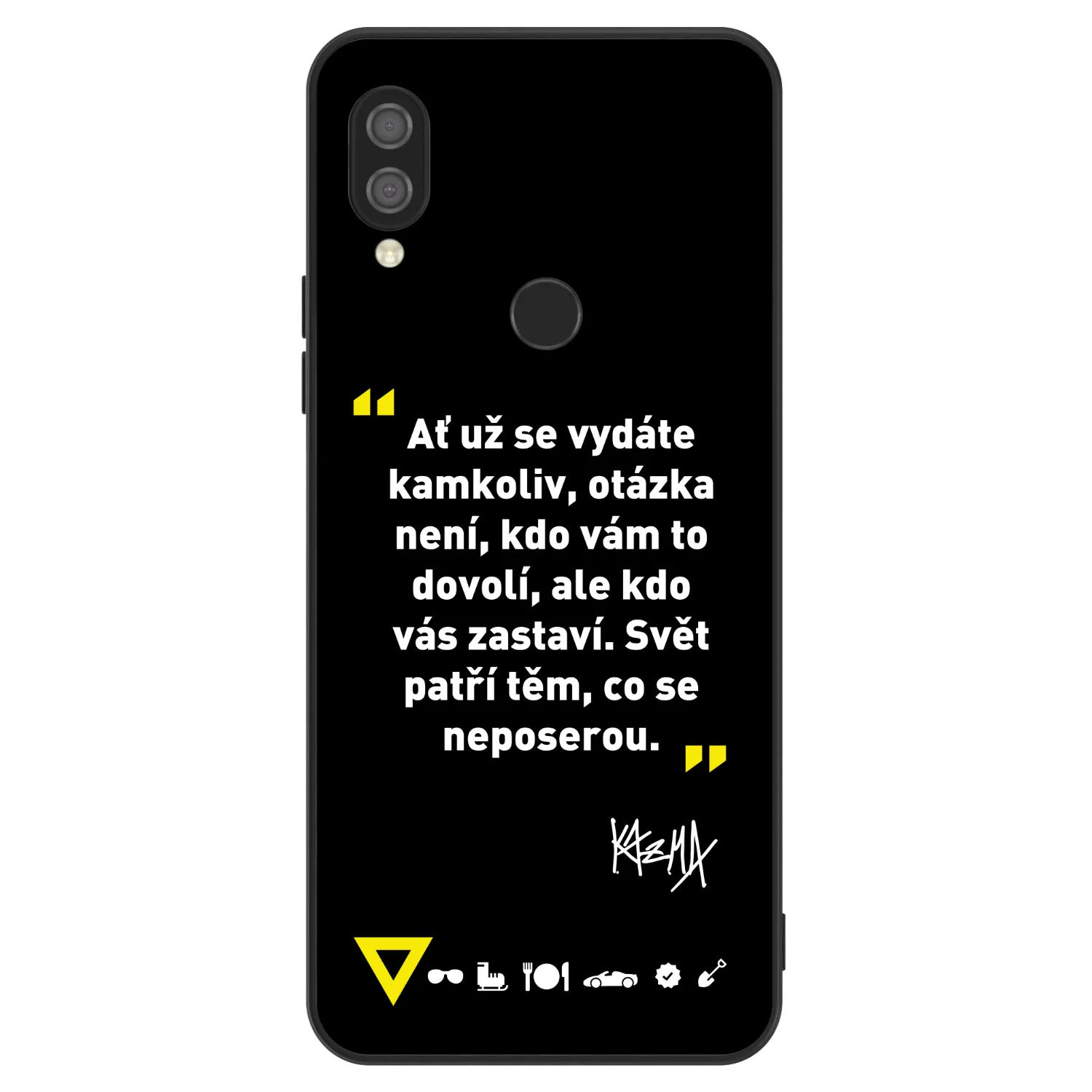 Picasee ULTIMATE CASE pro Xiaomi Redmi 7 - Kazma - SVĚT PATŘÍ TĚM, CO SE NEPOSEROU