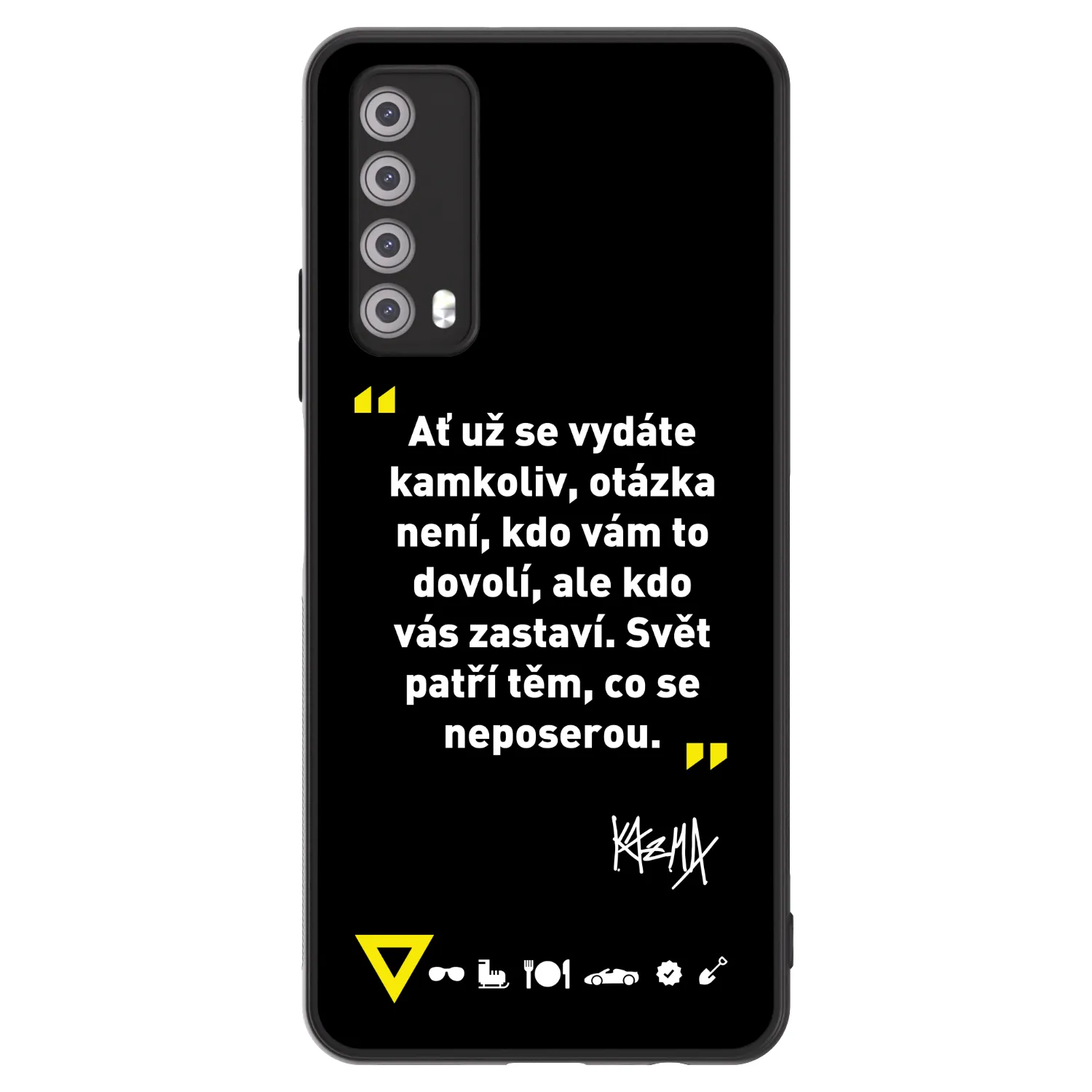 Picasee ULTIMATE CASE pro Huawei P Smart 2021 - Kazma - SVĚT PATŘÍ TĚM, CO SE NEPOSEROU