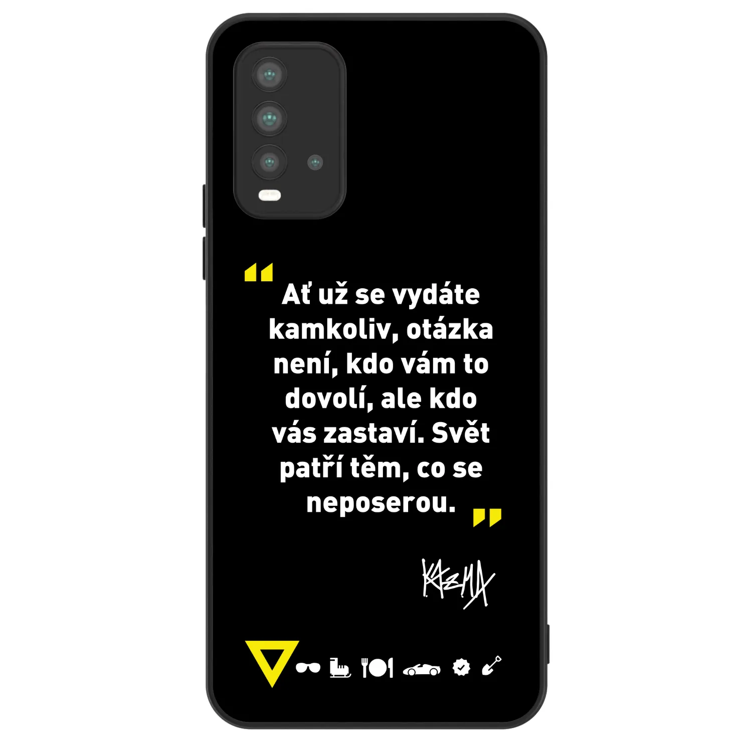 Picasee ULTIMATE CASE pro Xiaomi Redmi 9T - Kazma - SVĚT PATŘÍ TĚM, CO SE NEPOSEROU