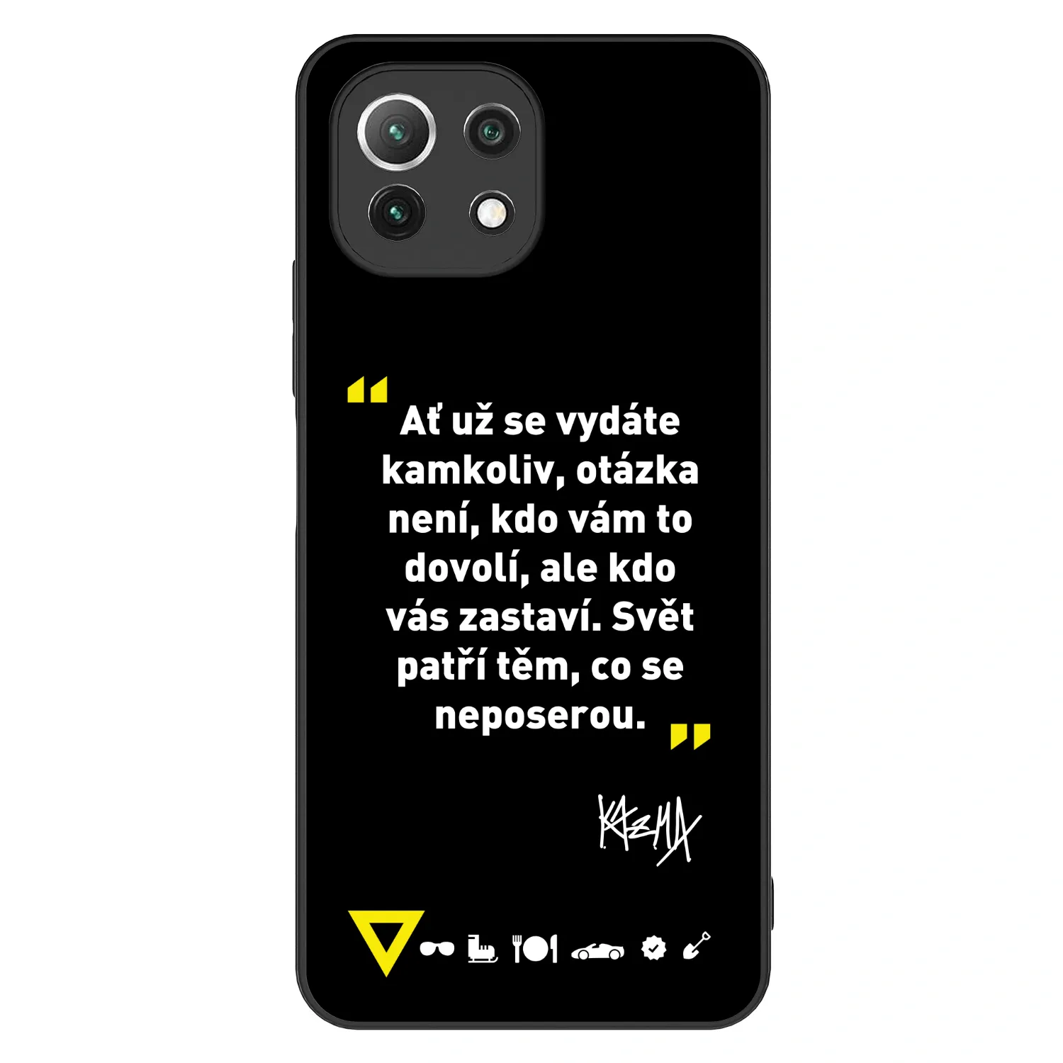 Picasee ULTIMATE CASE pro Xiaomi Mi 11 Lite - Kazma - SVĚT PATŘÍ TĚM, CO SE NEPOSEROU