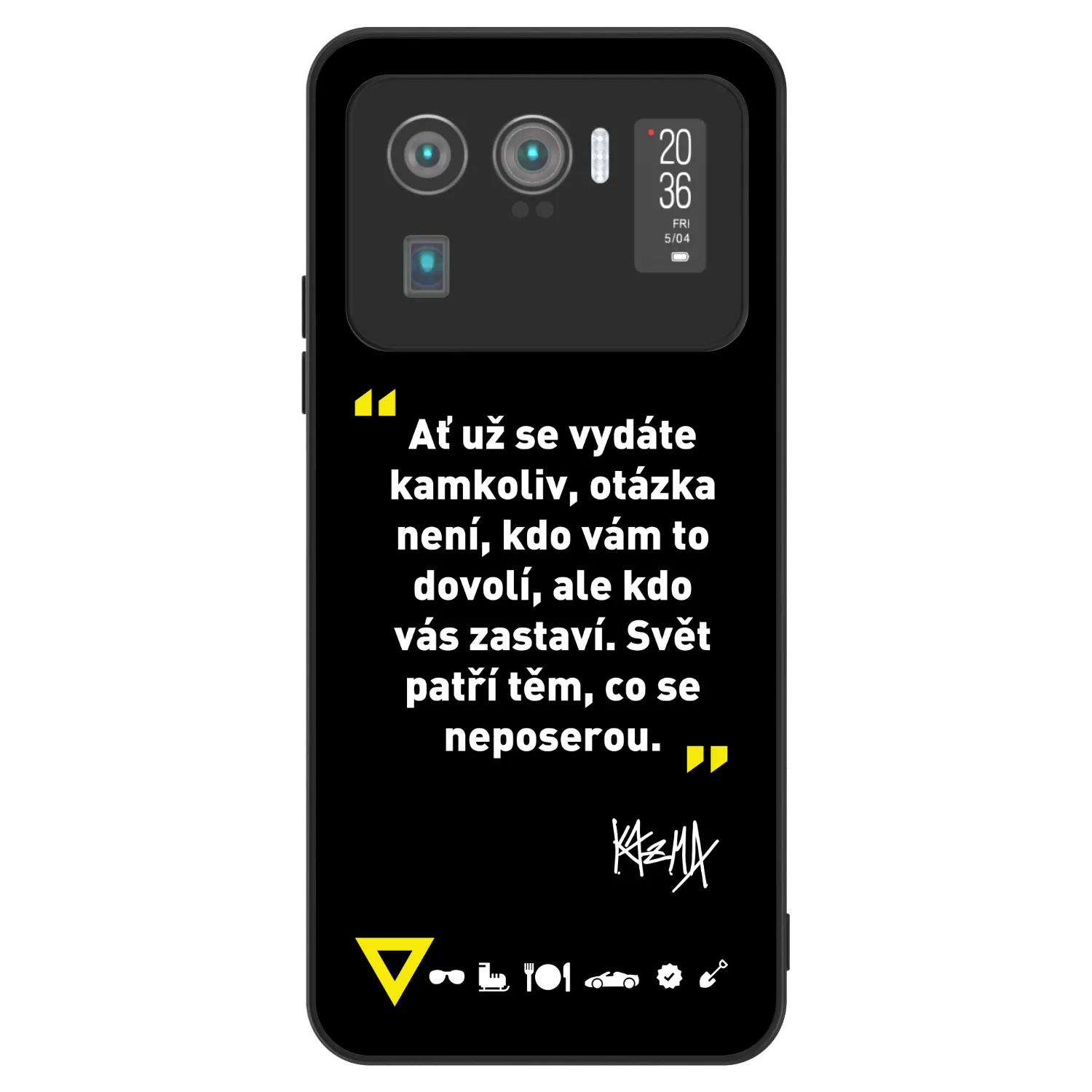 Picasee ULTIMATE CASE pro Xiaomi Mi 11 Ultra - Kazma - SVĚT PATŘÍ TĚM, CO SE NEPOSEROU