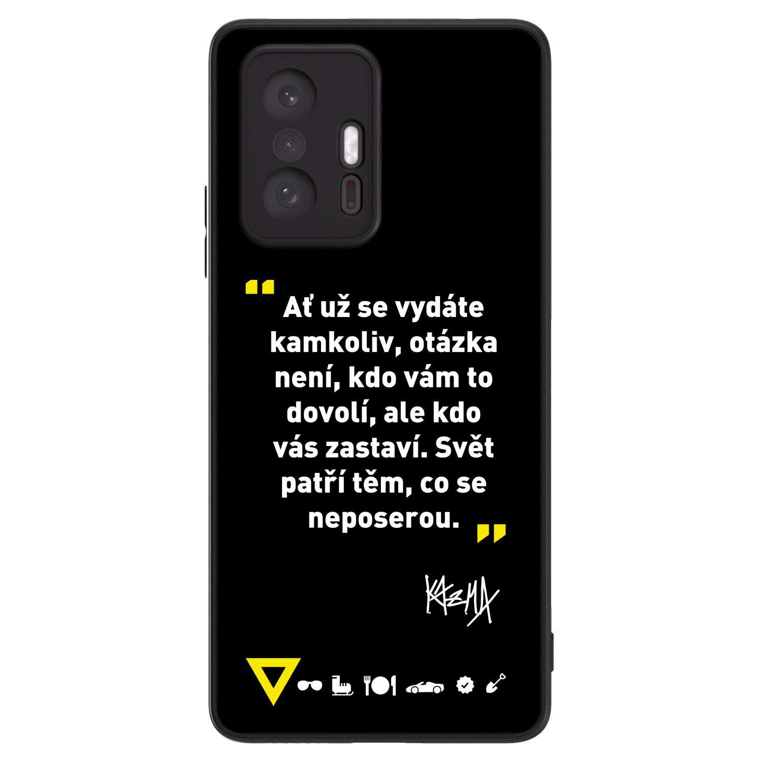 Picasee ULTIMATE CASE pro Xiaomi 11T Pro - Kazma - SVĚT PATŘÍ TĚM, CO SE NEPOSEROU
