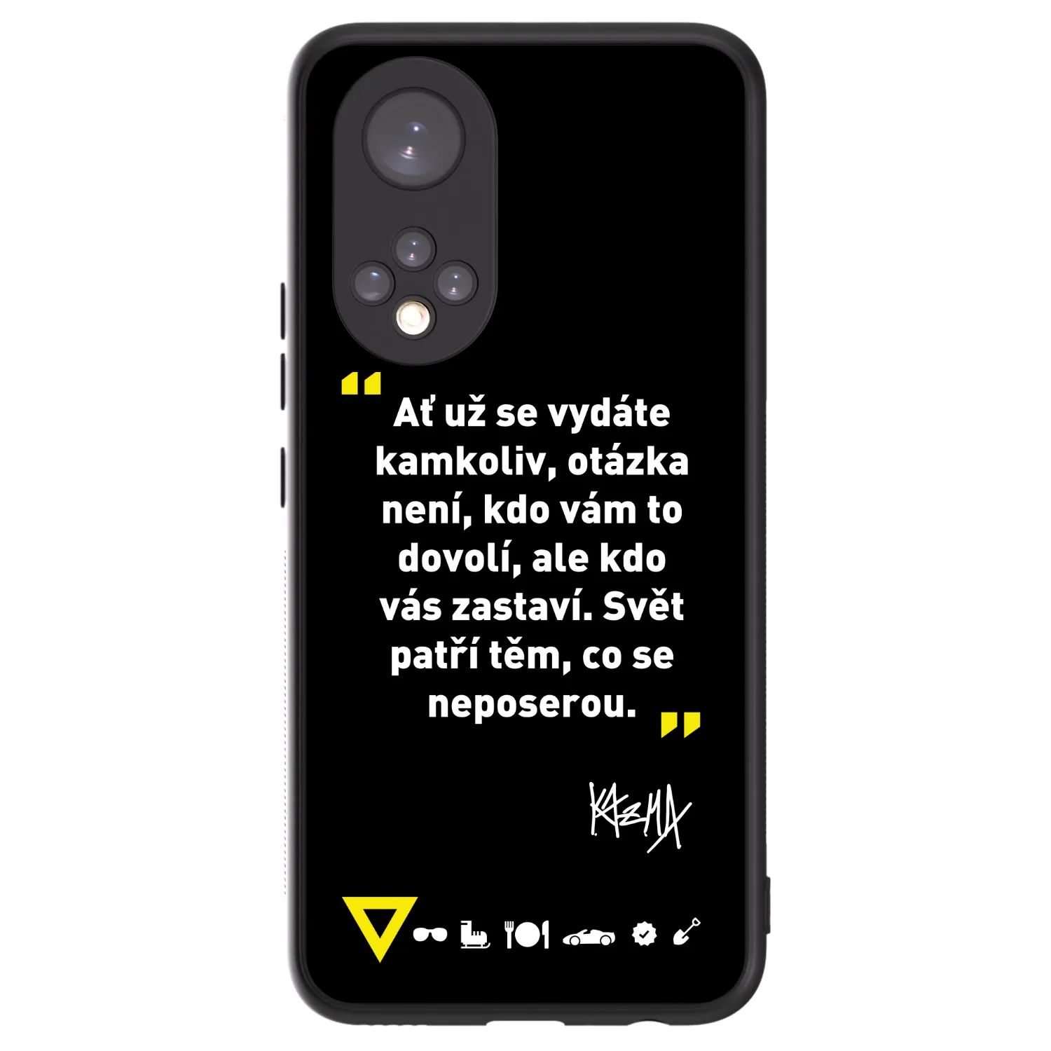 Picasee ULTIMATE CASE pro Honor 50 5G - Kazma - SVĚT PATŘÍ TĚM, CO SE NEPOSEROU