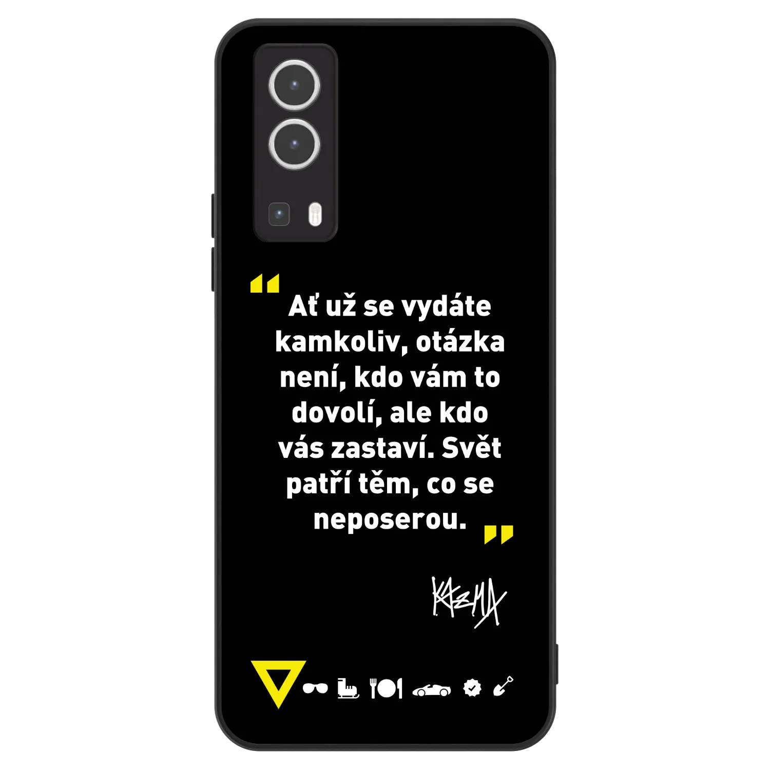 Picasee ULTIMATE CASE pro Vivo Y72 5G - Kazma - SVĚT PATŘÍ TĚM, CO SE NEPOSEROU