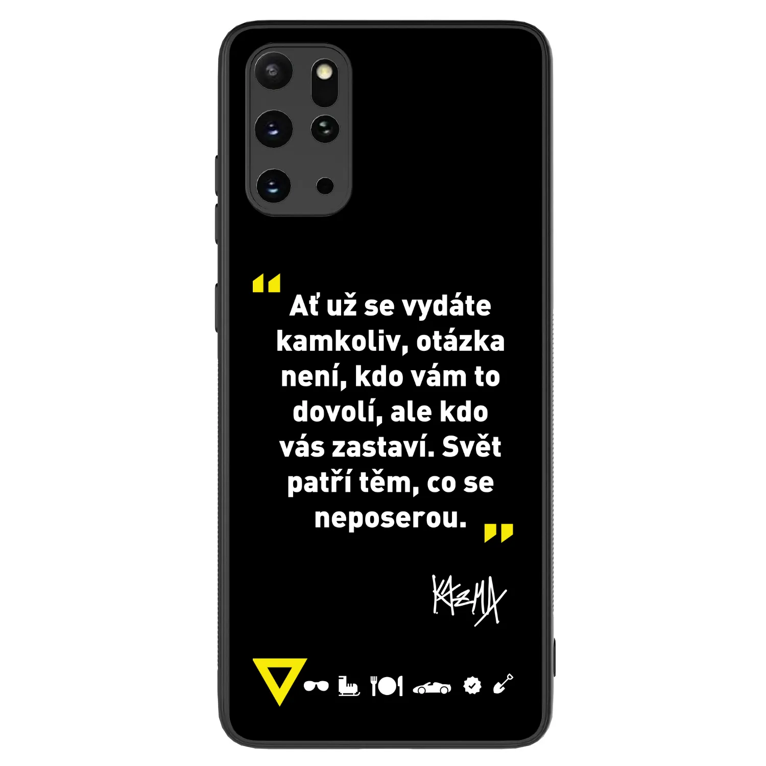 Picasee ULTIMATE CASE pro Samsung Galaxy S20+ G985F - Kazma - SVĚT PATŘÍ TĚM, CO SE NEPOSEROU