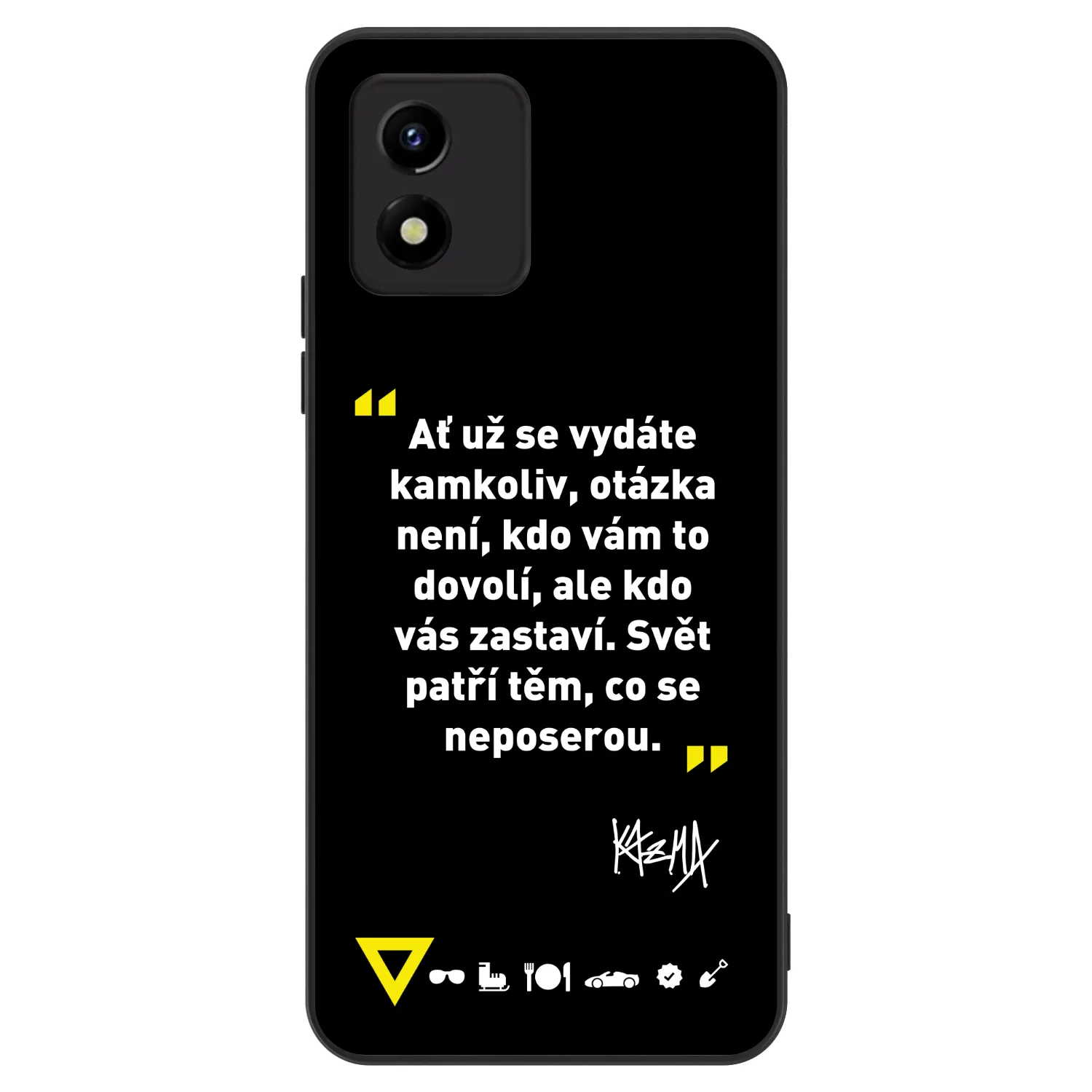 Picasee ULTIMATE CASE pro Vivo Y01 - Kazma - SVĚT PATŘÍ TĚM, CO SE NEPOSEROU