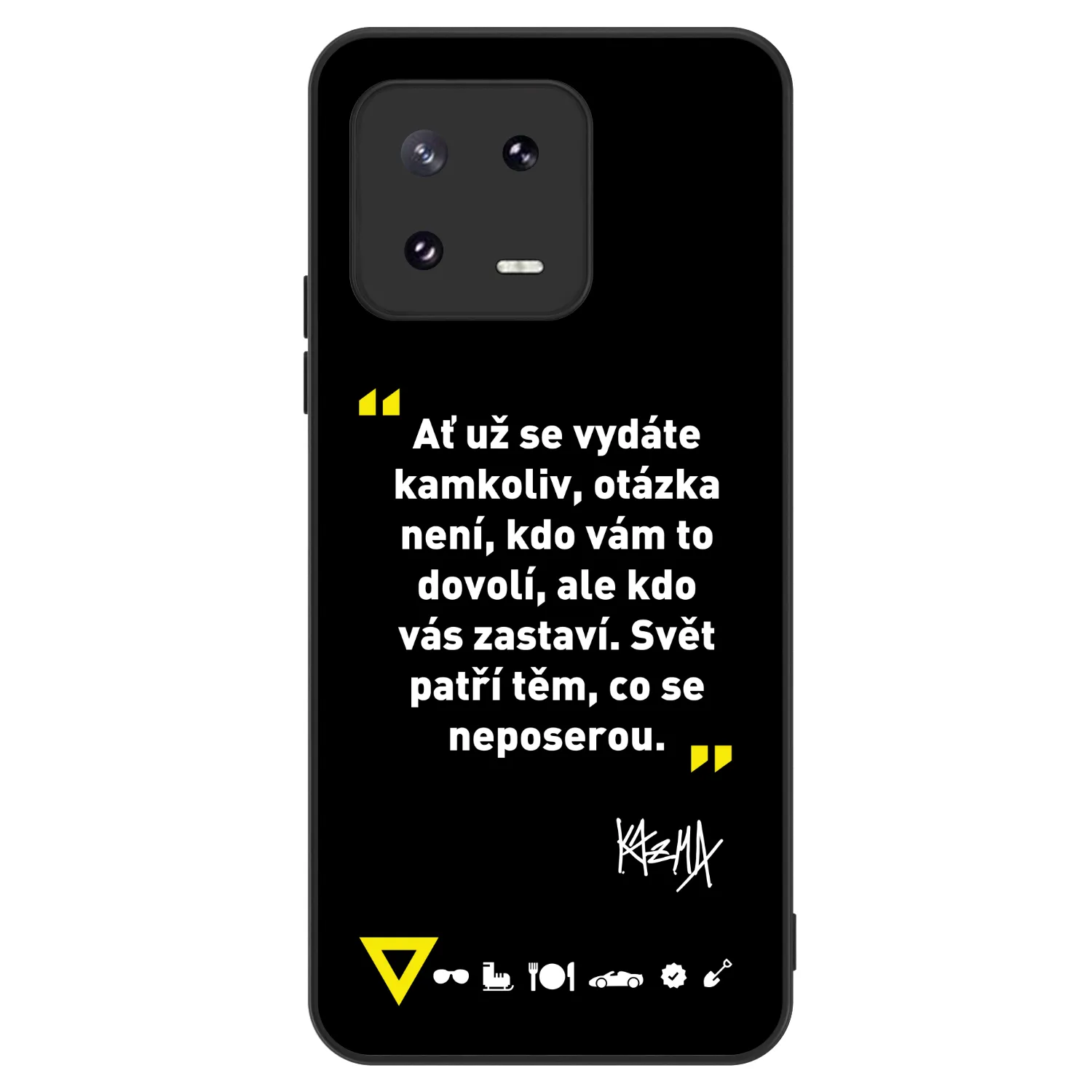 Picasee ULTIMATE CASE pro Xiaomi 13 Pro - Kazma - SVĚT PATŘÍ TĚM, CO SE NEPOSEROU