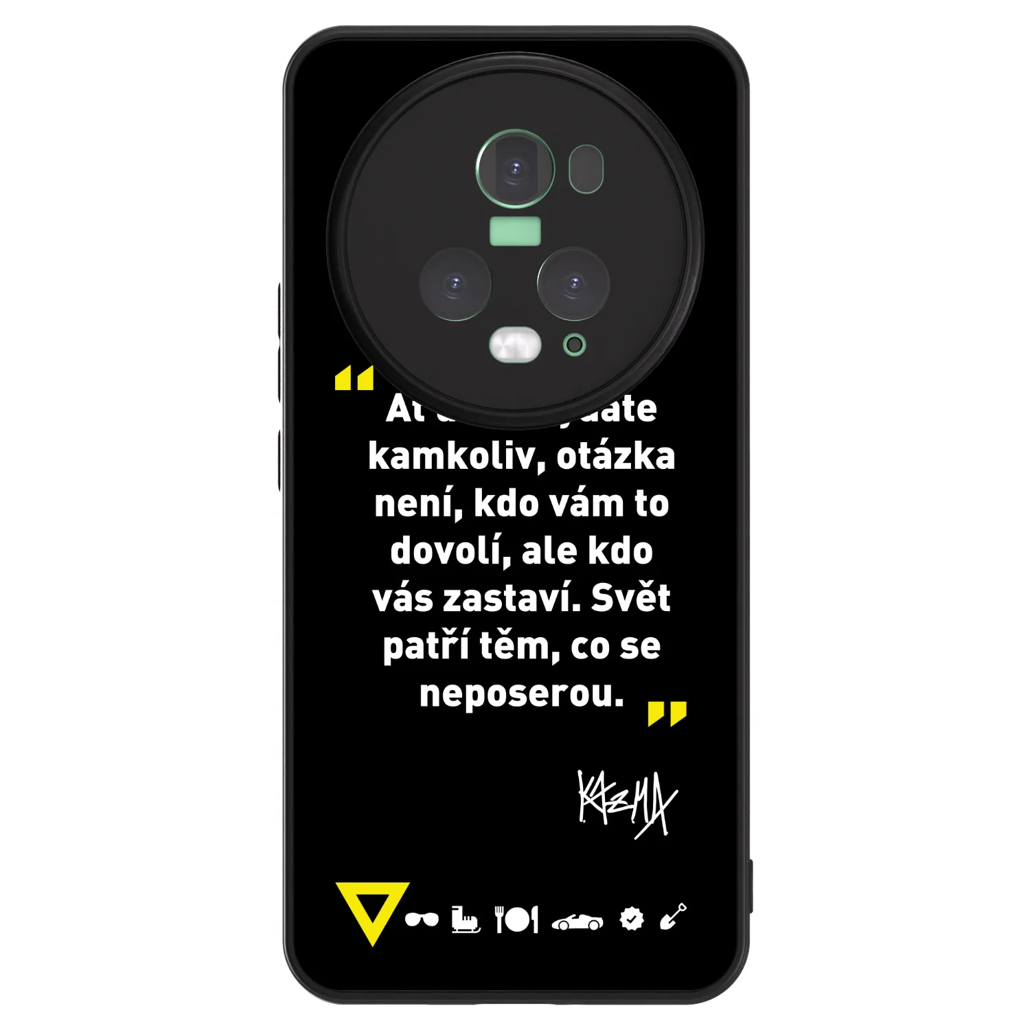 Picasee ULTIMATE CASE pro Honor Magic5 Pro - Kazma - SVĚT PATŘÍ TĚM, CO SE NEPOSEROU
