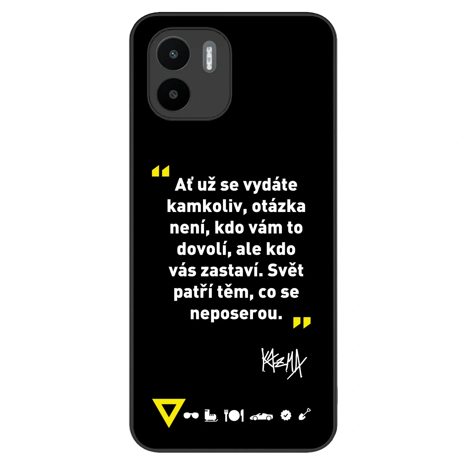 Picasee ULTIMATE CASE pro Xiaomi Redmi A2 - Kazma - SVĚT PATŘÍ TĚM, CO SE NEPOSEROU