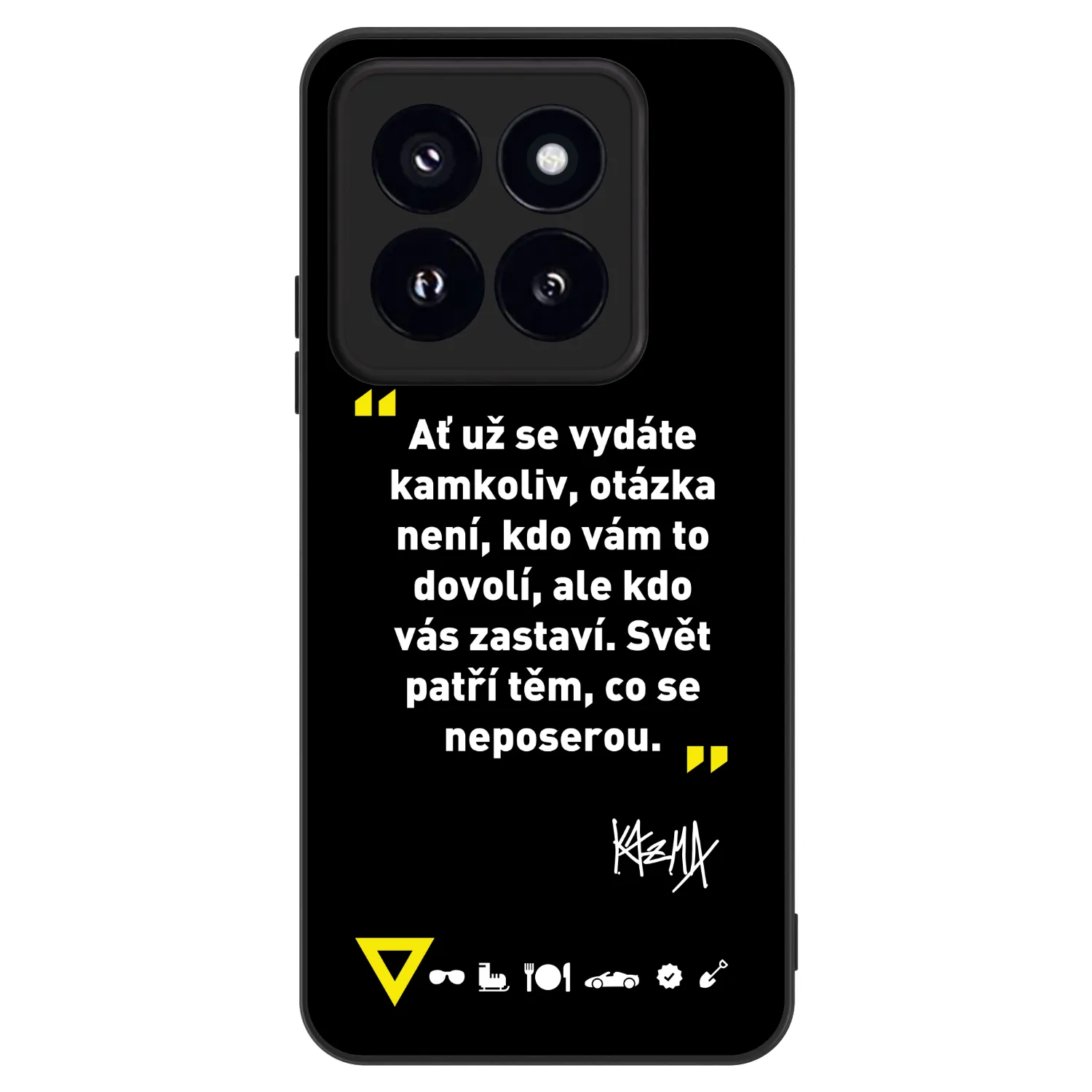 Picasee ULTIMATE CASE pro Xiaomi 14 Pro - Kazma - SVĚT PATŘÍ TĚM, CO SE NEPOSEROU