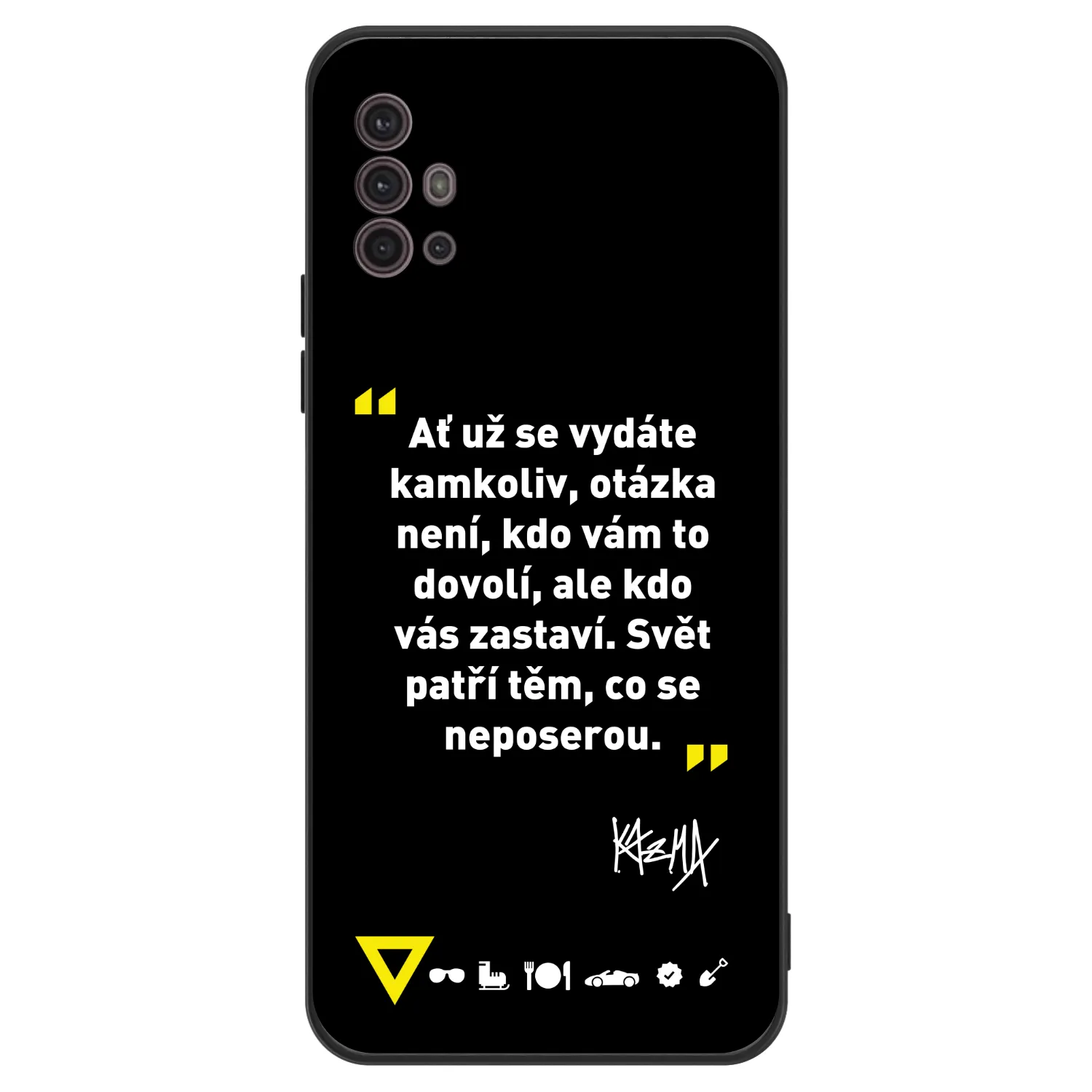 Picasee ULTIMATE CASE pro Motorola Moto G30 - Kazma - SVĚT PATŘÍ TĚM, CO SE NEPOSEROU
