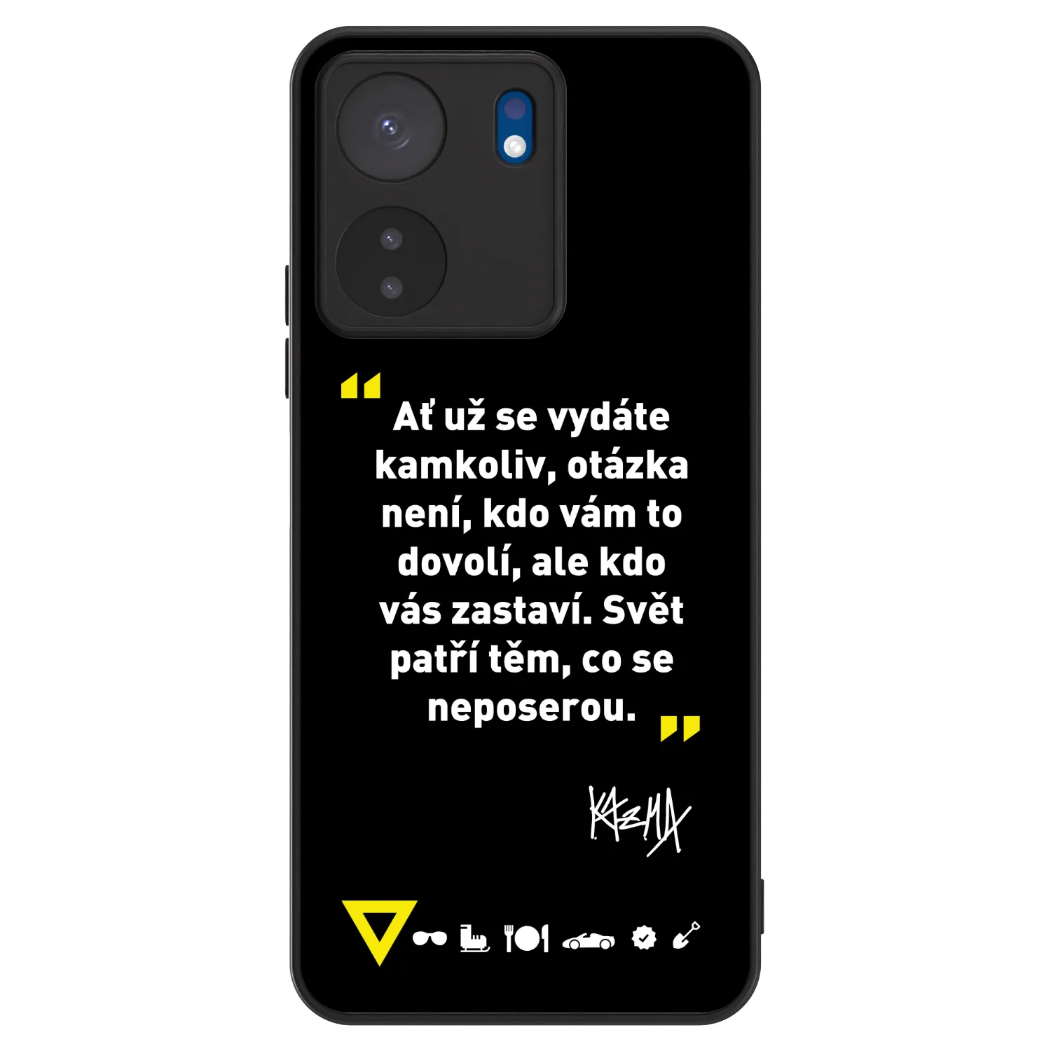 Picasee ULTIMATE CASE pro Xiaomi Redmi 13C 4G - Kazma - SVĚT PATŘÍ TĚM, CO SE NEPOSEROU