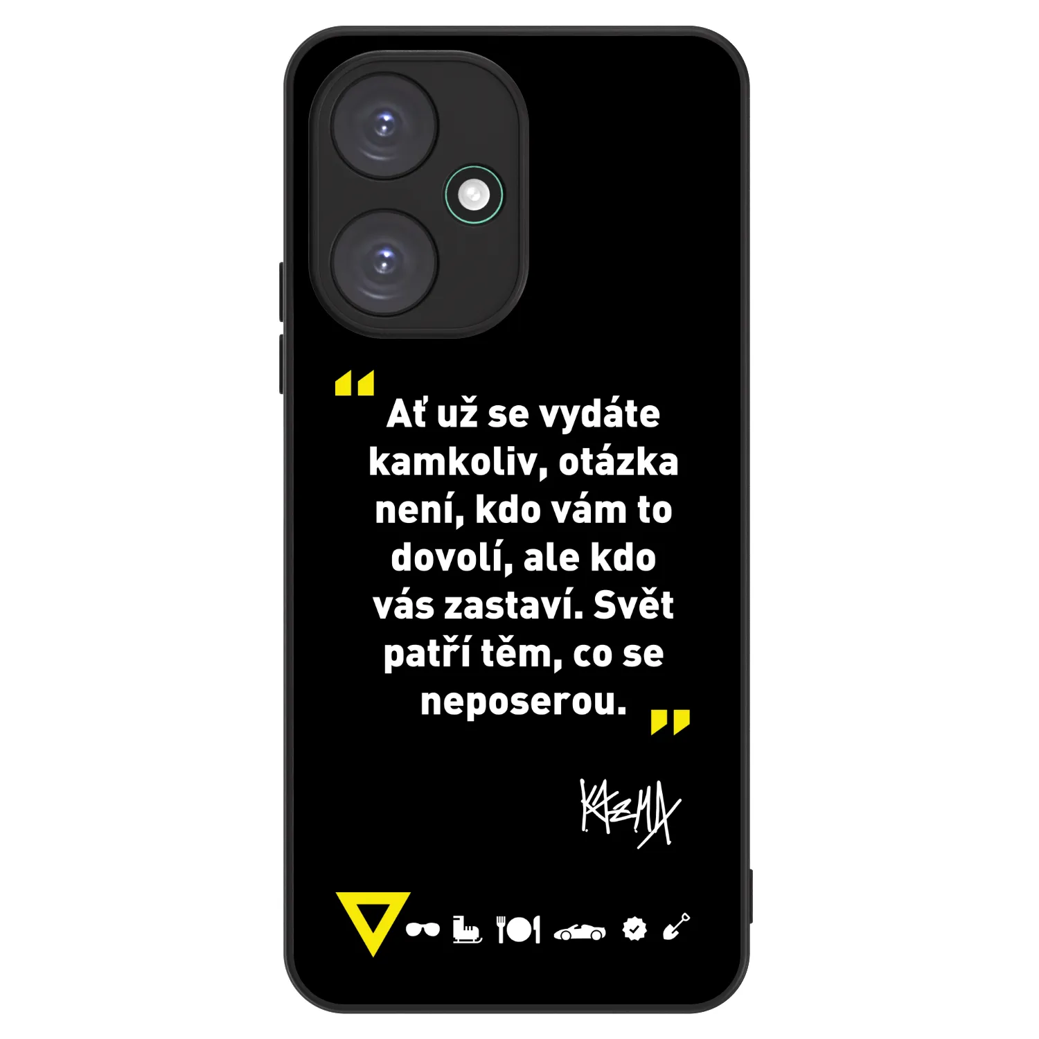 Picasee ULTIMATE CASE pro Xiaomi Redmi 13C 5G - Kazma - SVĚT PATŘÍ TĚM, CO SE NEPOSEROU