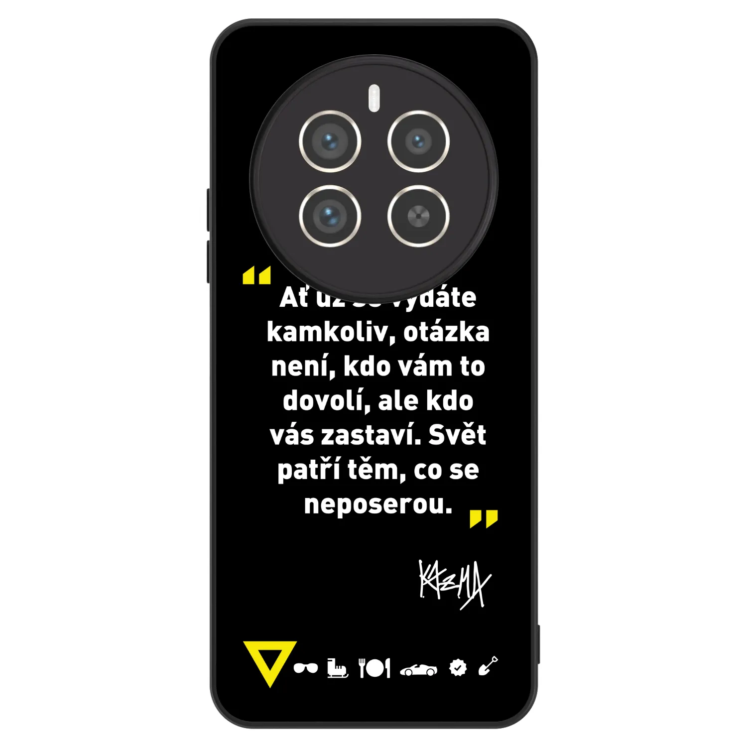 Picasee ULTIMATE CASE pro Realme 12 Pro 5G - Kazma - SVĚT PATŘÍ TĚM, CO SE NEPOSEROU