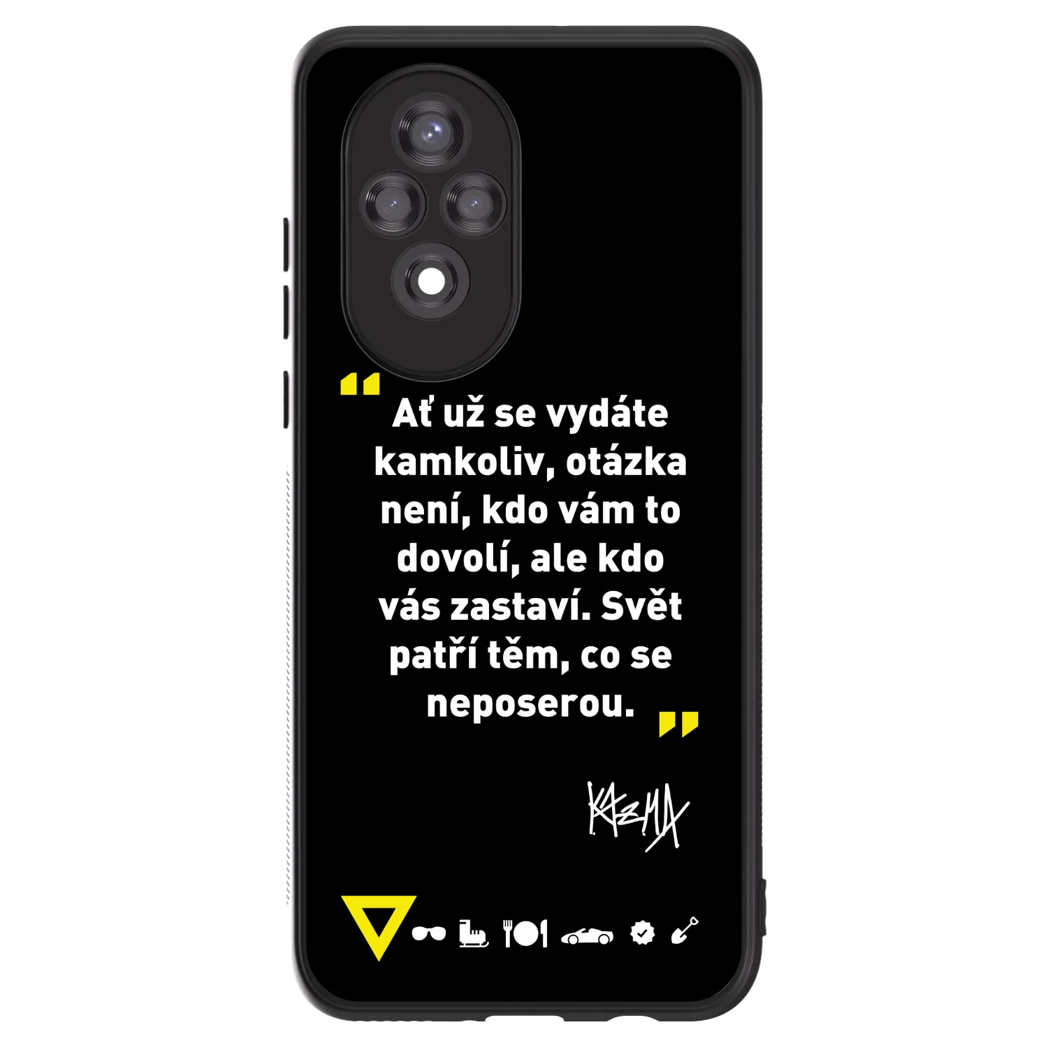 Picasee ULTIMATE CASE pro Honor 200 Pro 5G - Kazma - SVĚT PATŘÍ TĚM, CO SE NEPOSEROU