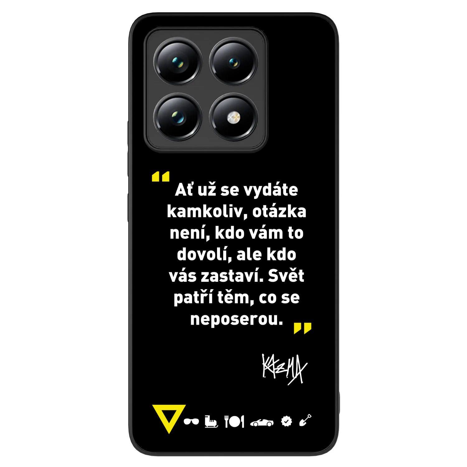 Picasee ULTIMATE CASE pro Xiaomi 14T - Kazma - SVĚT PATŘÍ TĚM, CO SE NEPOSEROU