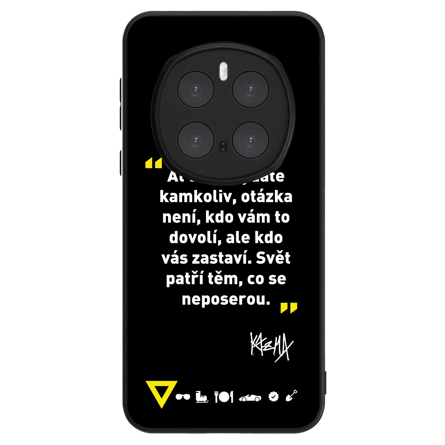 Picasee ULTIMATE CASE pro Honor Magic7 Pro 5G - Kazma - SVĚT PATŘÍ TĚM, CO SE NEPOSEROU