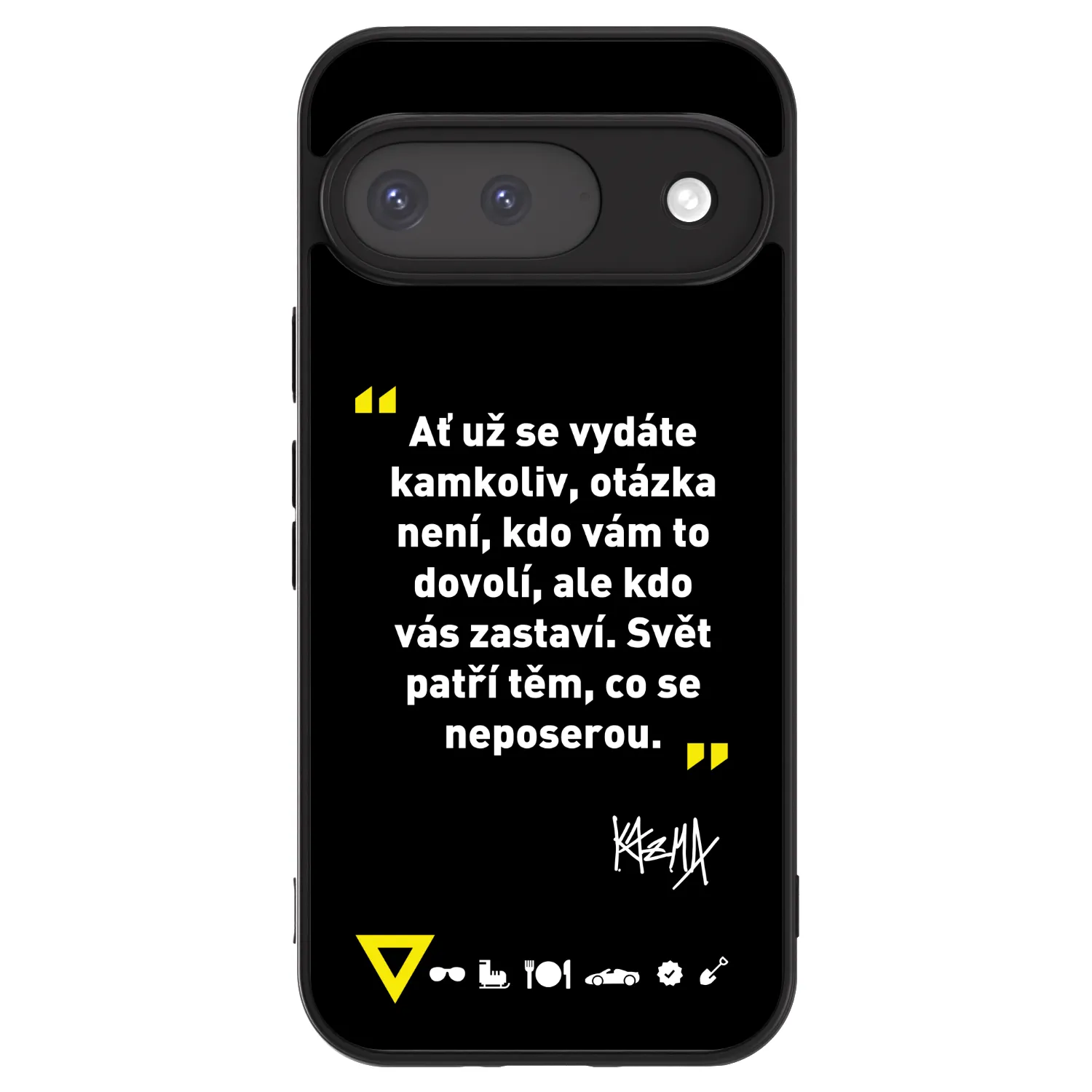 Picasee ULTIMATE CASE pro Google Pixel 9 - Kazma - SVĚT PATŘÍ TĚM, CO SE NEPOSEROU