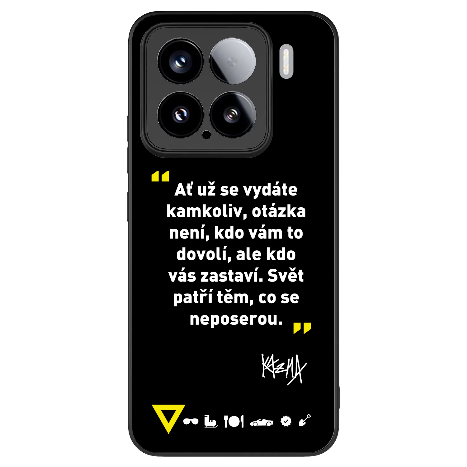 Picasee ULTIMATE CASE pro Xiaomi 15 - Kazma - SVĚT PATŘÍ TĚM, CO SE NEPOSEROU